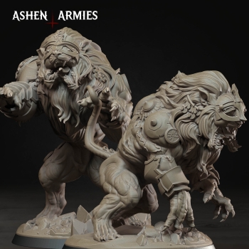 Ashen Armies - Gilded Dominion - Lion of Jabir (2 Models)