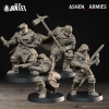 Ashen Armies - Sanctified Legion - Shocktroopers (4 Models)