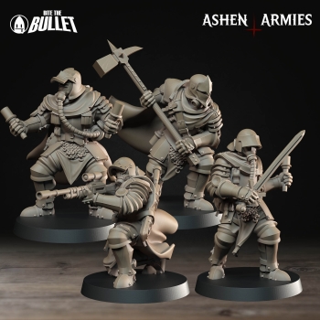 Ashen Armies - Sanctified Legion - Shocktroopers (4 Models)