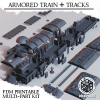 DiceVerse - Armored Train - wydruk FDM - Trench Crusade