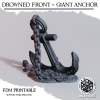 DiceVerse - Drowned Front - Giant Anchor - wydruk FDM - Trench Crusade