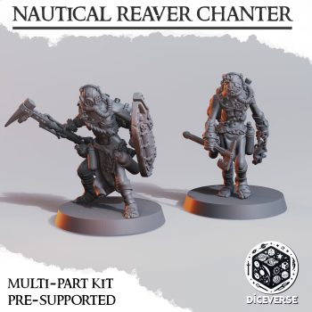 DiceVerse - Nautical Reaver Chanter - 2 figs