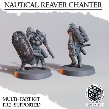 DiceVerse - Nautical Reaver Chanter - 2 figs