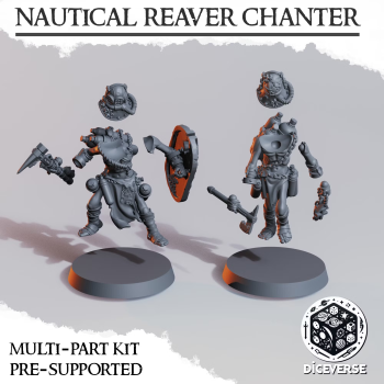 DiceVerse - Nautical Reaver Chanter - 2 figs