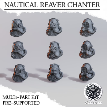 DiceVerse - Nautical Reaver Chanter - 2 figs