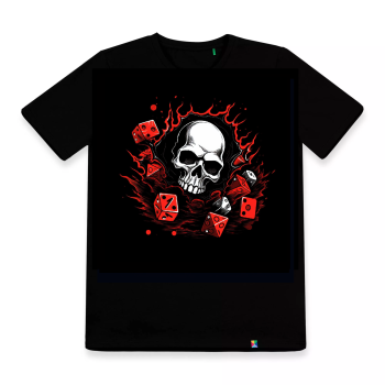 Koszulki - Fallen Dice - Skull 006